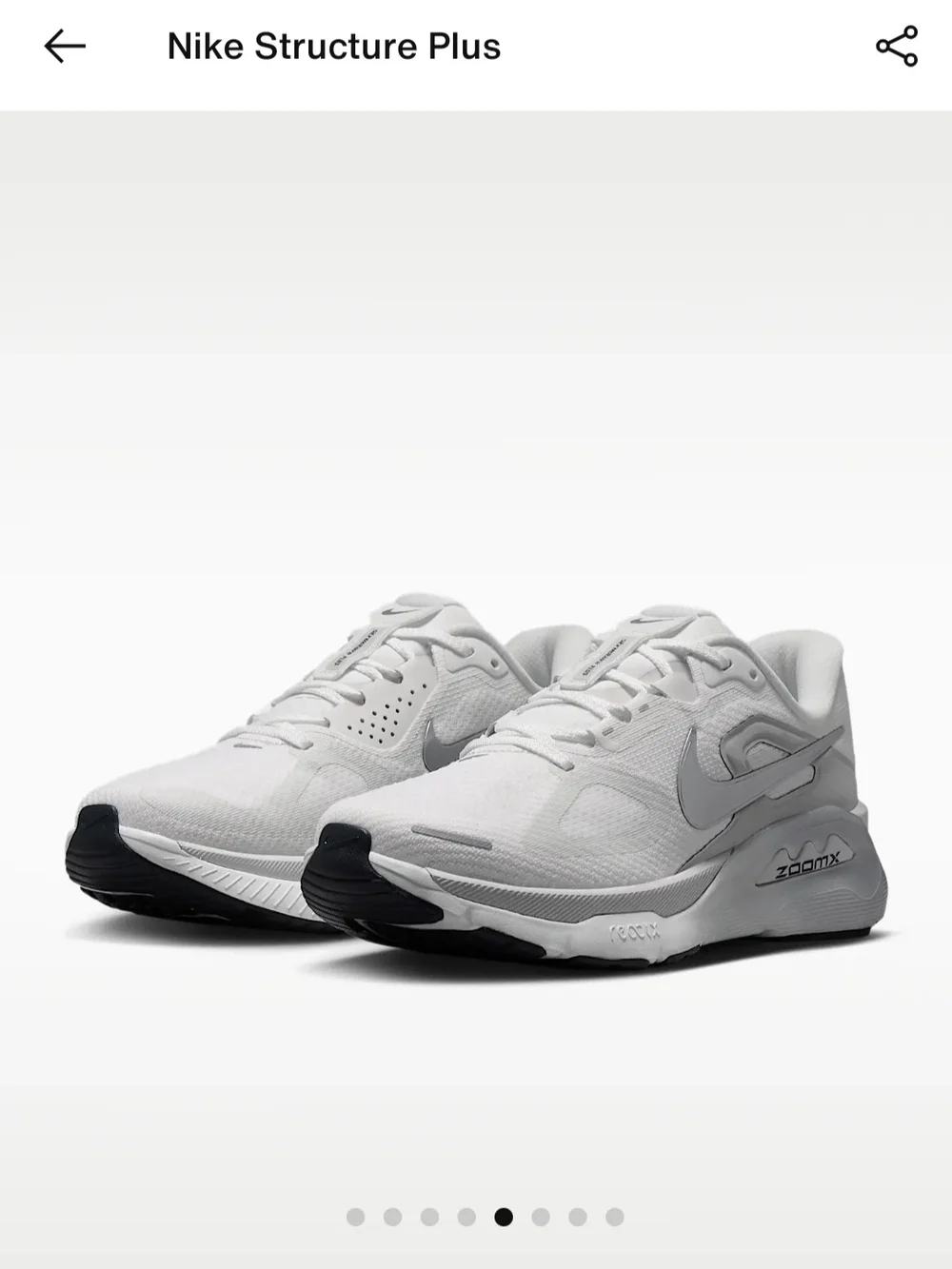 Nike Structure Plus Sz W10 Summit White/ Photon